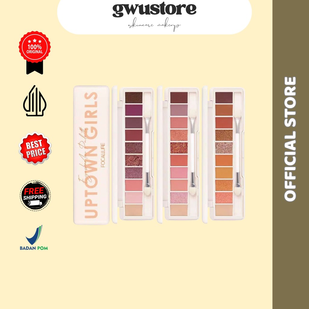 Focallure Uptown Girl 10 Color Eyeshadow Palette
