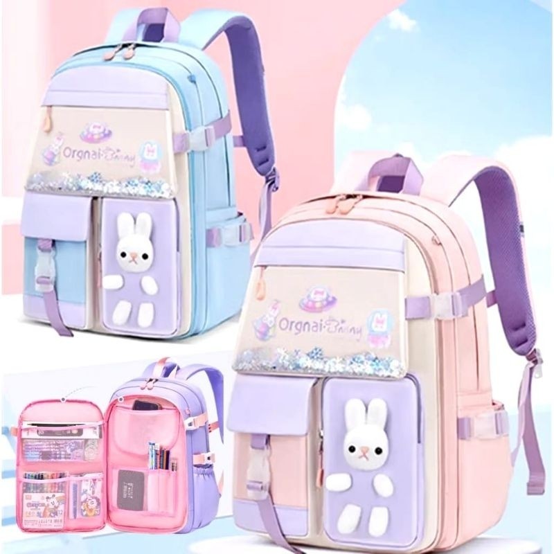 TAS RANSEL SEKOLAH ANAK PEREMPUAN  SD SMP SMA MODEL KULKAS / TAS SEKOLAH ANAK  PEREMPUAN / TAS SEKOL