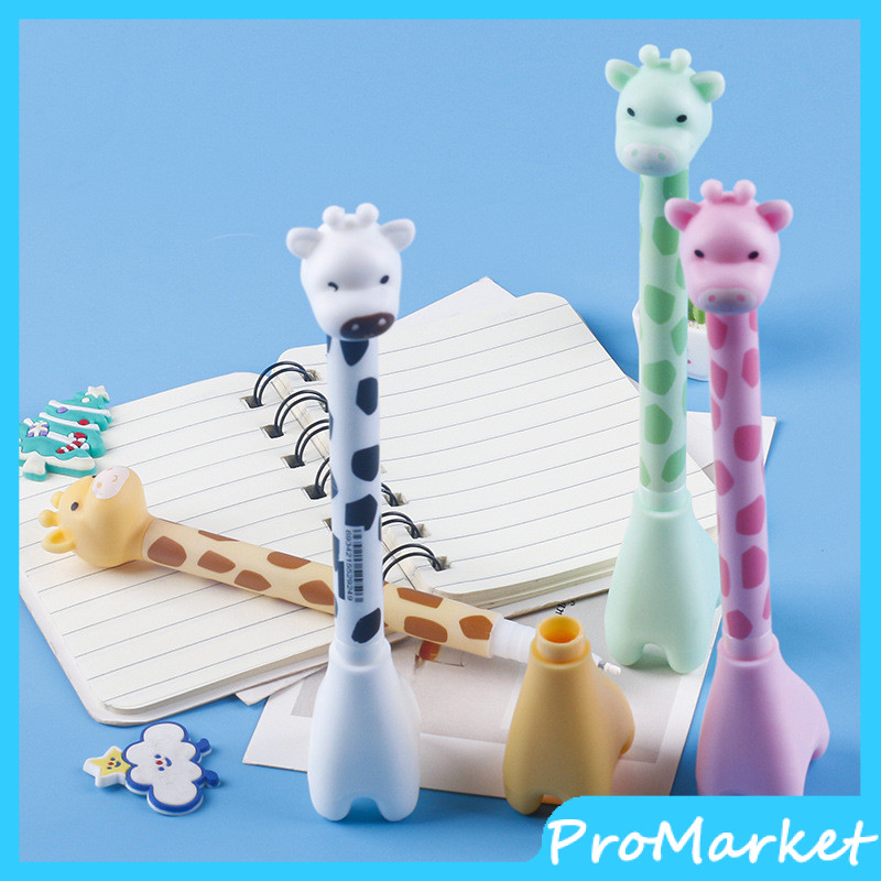 

Pena Tinta Hitam Karakter Jerapah Lucu Model Animal Pen Gel Motif Girrafe Ballpen Pena Pulpen Ujung Lancip