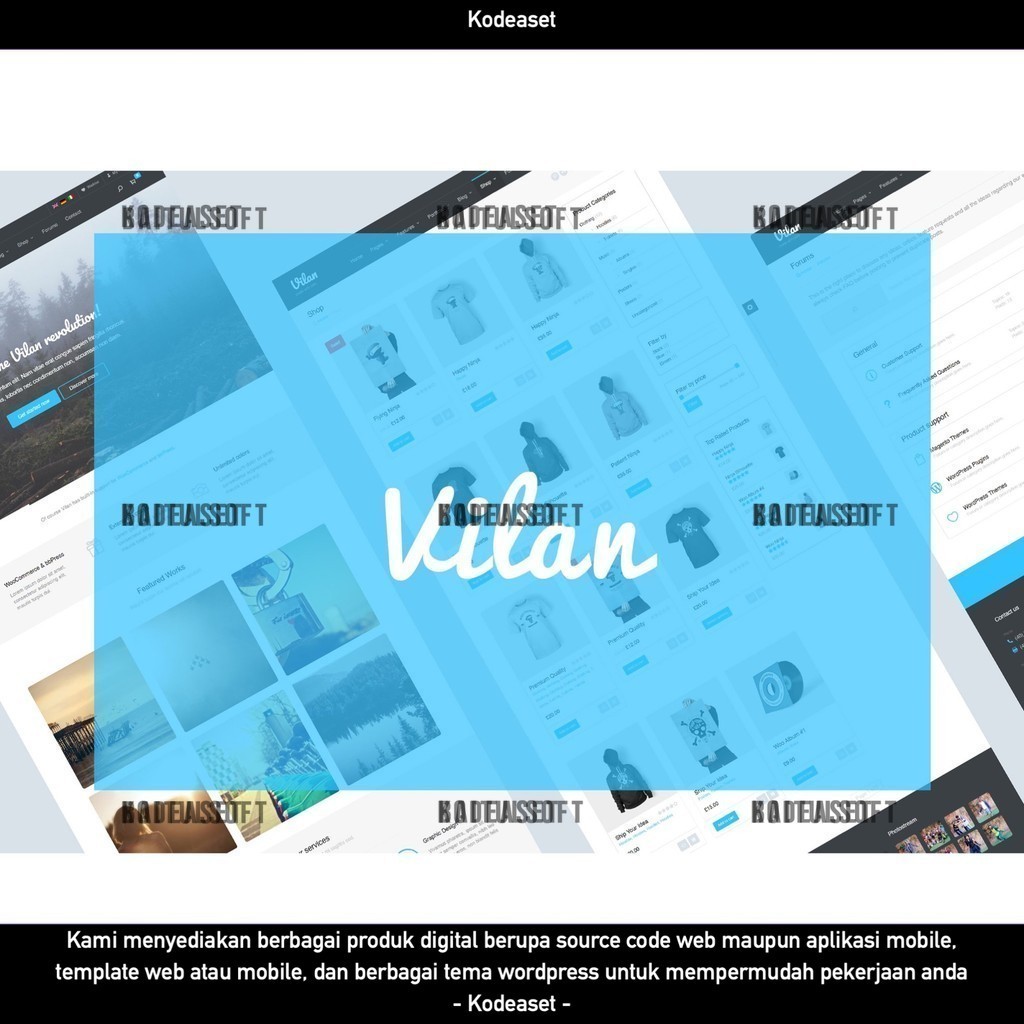 WORDPRESS THEME VILAN CORPORATE, SHOP & FORUM   D5126 TEMA TEMPLATE WEB BY KODEASET LISENSI ORIGINAL