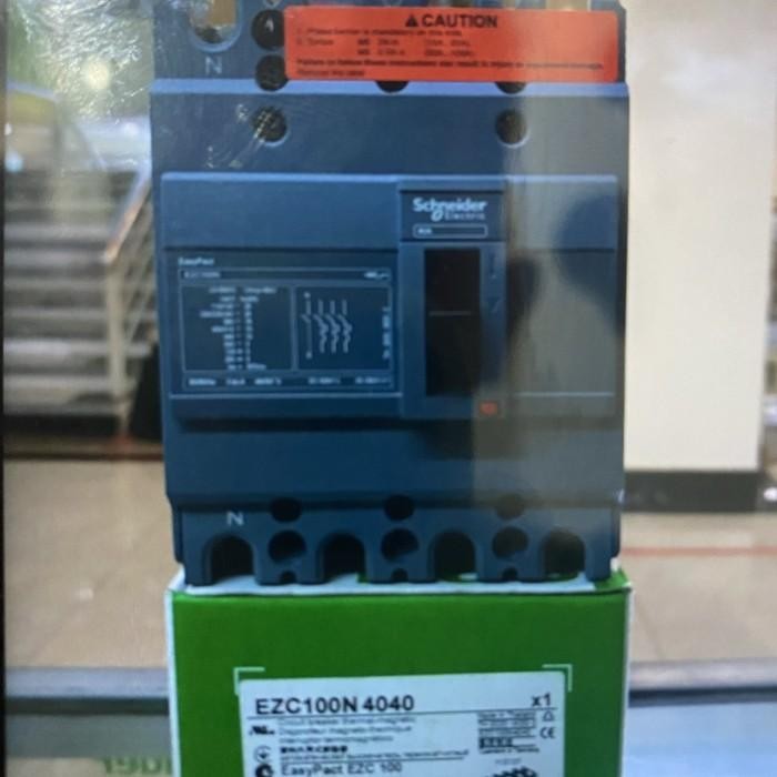 Mccb EZC100N 4P 40A Schneider Original