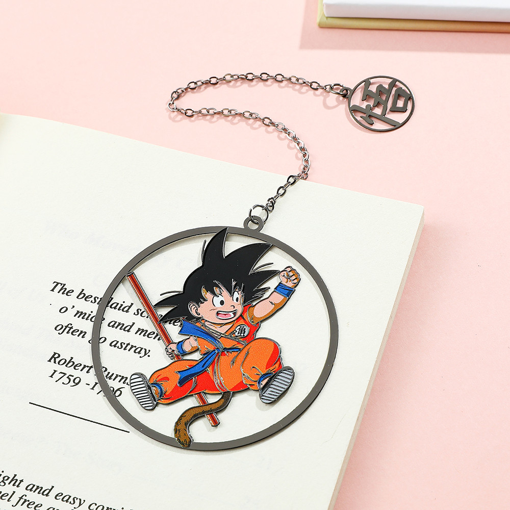

Dragon Ball metal Bookmarks - Collectibles for anime enthusiasts, reading markers for book lovers, birthday and Christmas gift