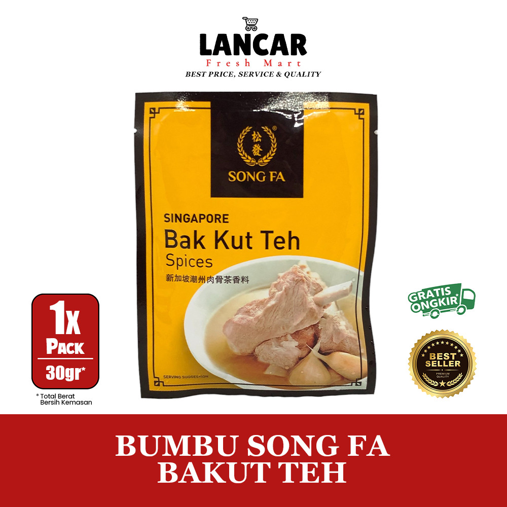 

BUMBU SONG FA BAKUT TEH 30GR / SONG FA BAK KUT TEH 30GR