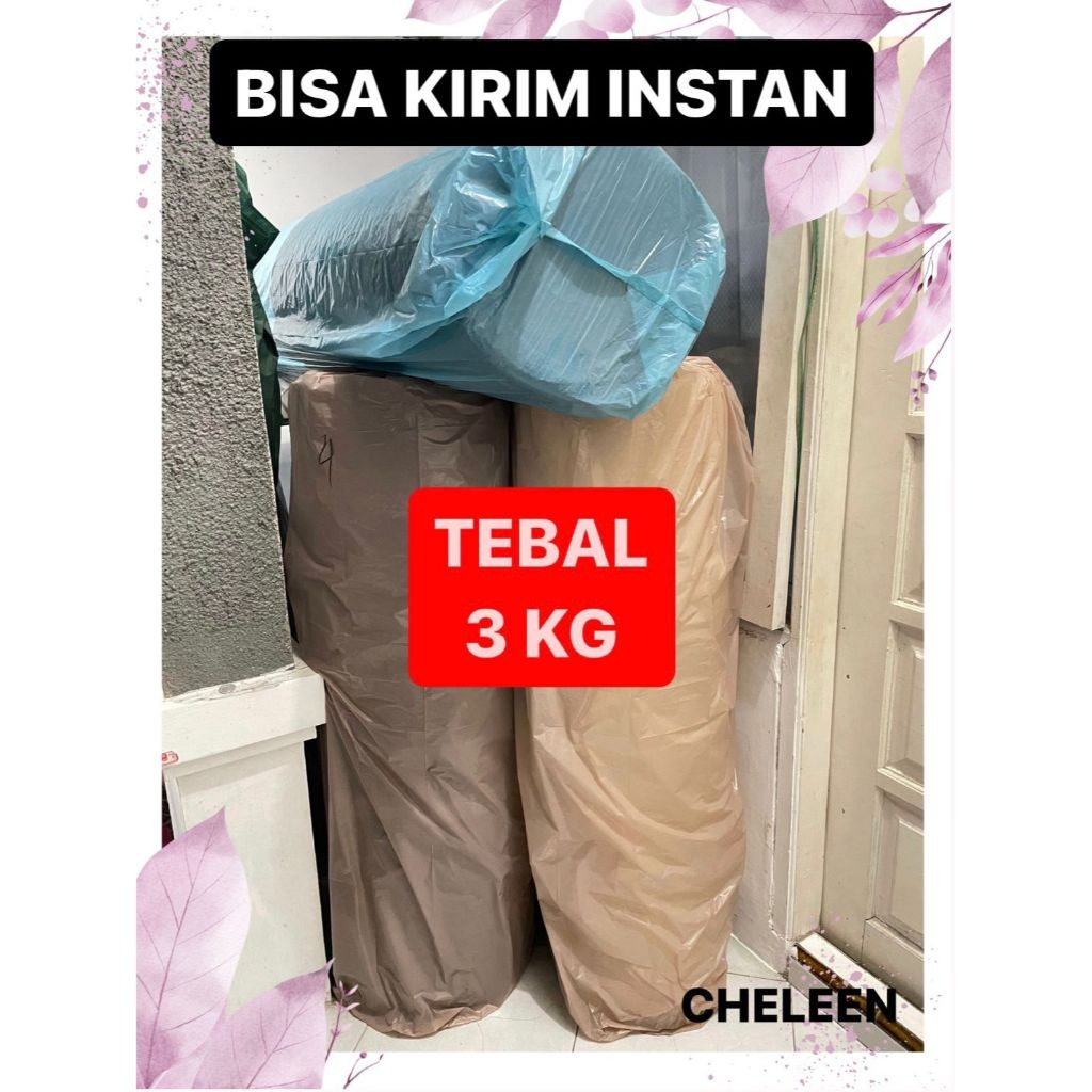 

Bubble Wrap 125cm x 50m 3KG Gratis Ongkir Tebal Warna Hitam BeningCO