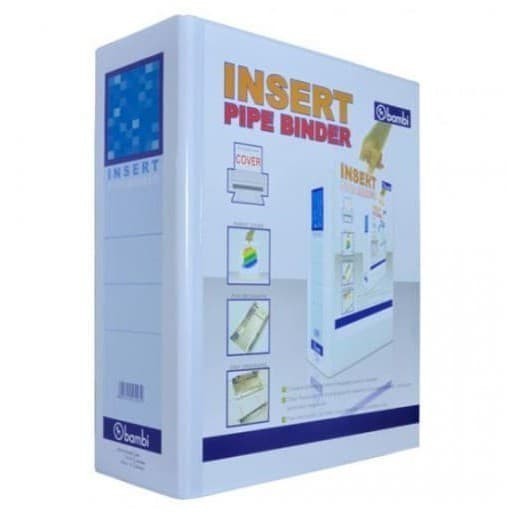 

Insert Pipe Binder Bambi 1178 M A4 Warna Bening