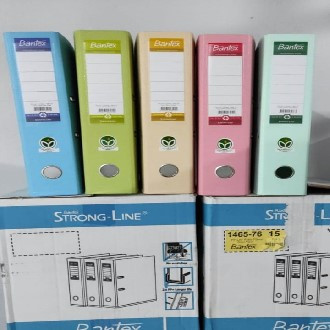 

New BANTEX ORDNER FOLIO 7 CM WARNA PASTEL #1465 (1 DUS ISI 15 PCS, 1 WARNA)Premium