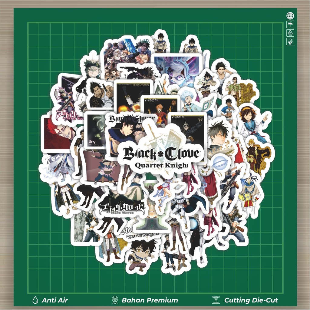 

HOT 50 PCS STIKER Sticker Anime Black Cover Stiker Fashion Cars Decal Dingin Kartu Album Custom Vinyl Anti Air- Sticker Aesthetic Buku Journal Koper Casing HP Tablet Laptop Helm Motor Botol Minum
