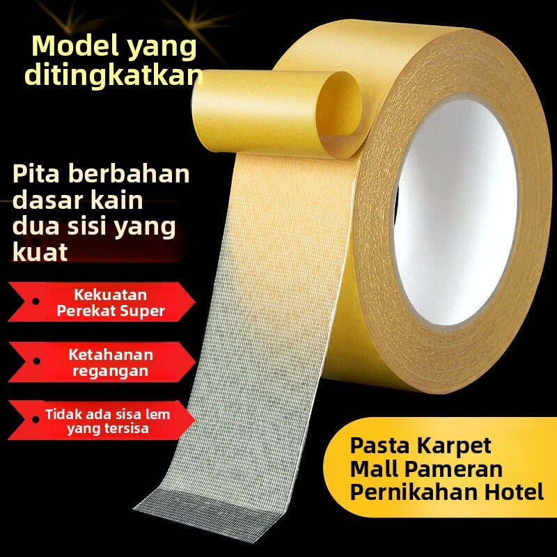 

(3PCS) Pita Kain Dua Sisi Daya Rekat Kuat Viskositas Tinggi Pernikahan Pameran Perbaikan Karpet Rumah Pita Dua Sisi Khusus Grosir