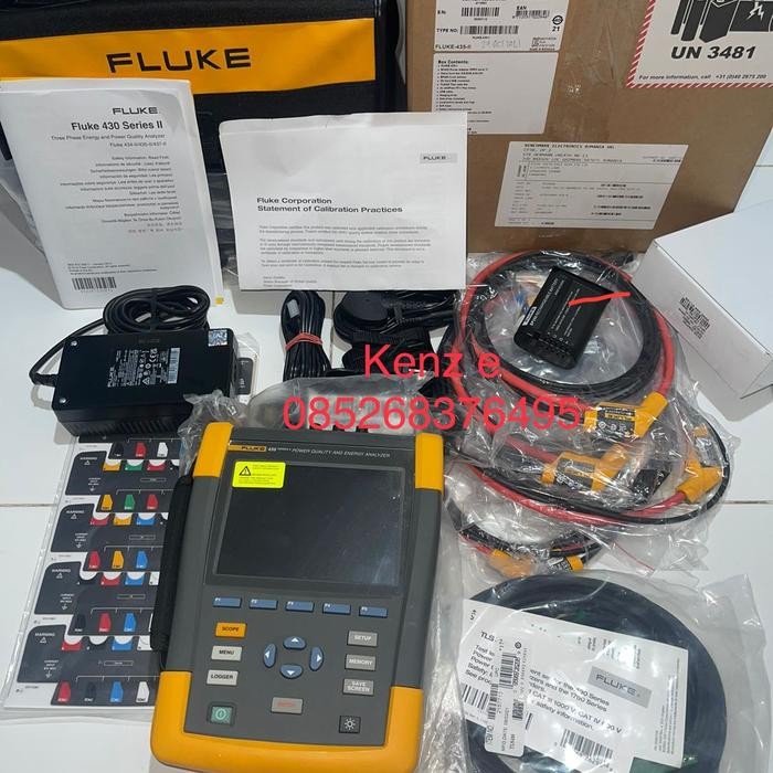 FLUKE 435-II THREE-PHASE POWER QUALITY AND ENERGY ANALYZER