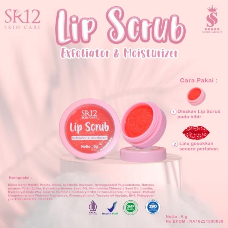 

ASLI 100% Lip Scrub SR12 Mengatasi Bibir Hitam Pria Dan Wanita Mengatasi Bibir Pecah Pecah Dan Kering