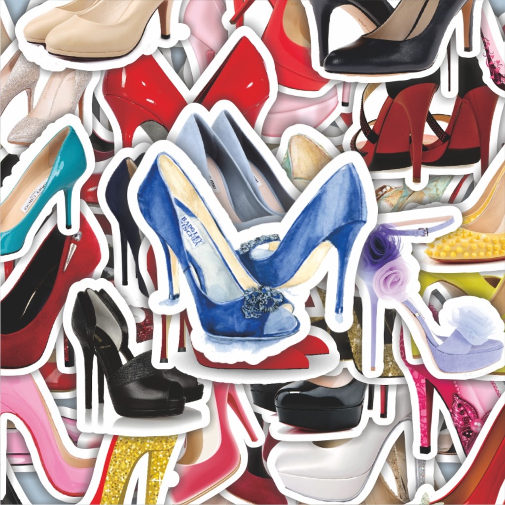 

100PCS Lucu Stiker Princess Heels Stiker Aesthetic Stiker Anti Air Stikers Berperekat Waterproof sticker decal buat Motor Helm Buku Journal Koper Casing HP Laptop Botol Minum Hadiah anak