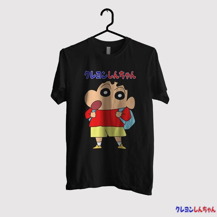 (TOP) Kaos Shinchan - Shinchan - Hitam, S