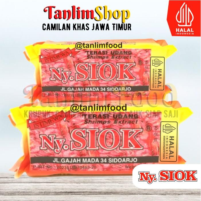 

TanlimFood Terasi Udang Ny Siok 200gr - Camilan Khas Jawa Timur Halal Indonesia