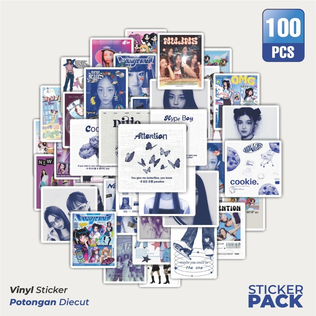 

Stiker Vinyl Stiker Power Puff Girls New Jeans V3 Waterproof Aesthetic- Untuk Laptop, Motor, dan Helm - Paper Stationery Pack