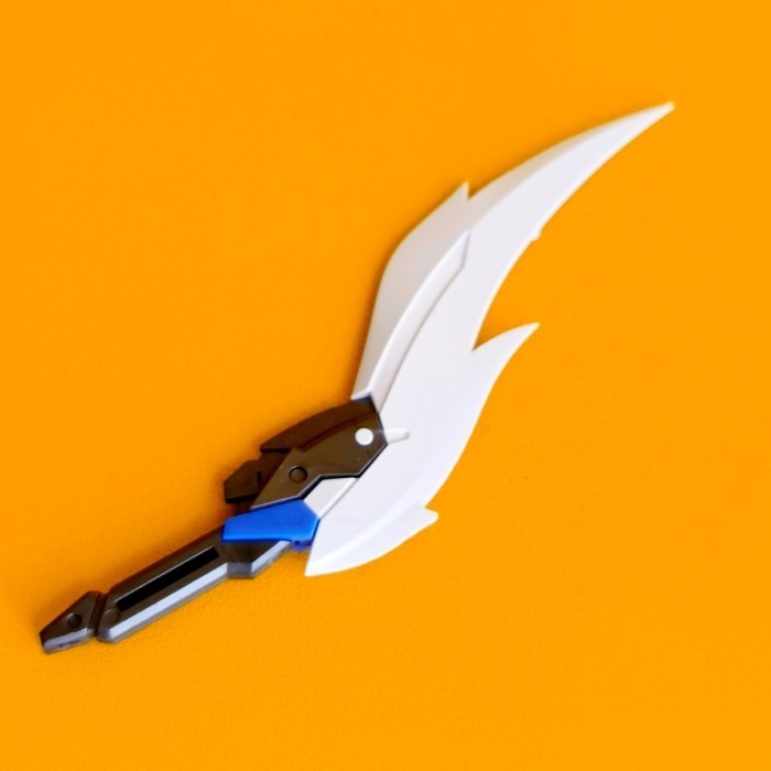 MG 1/100 ZZA SNAA BLUE FLAME FRAME SUPERNOVA PART WEAPON FEATHER DAGER BLADE NOT HG RG WING BANDAI G