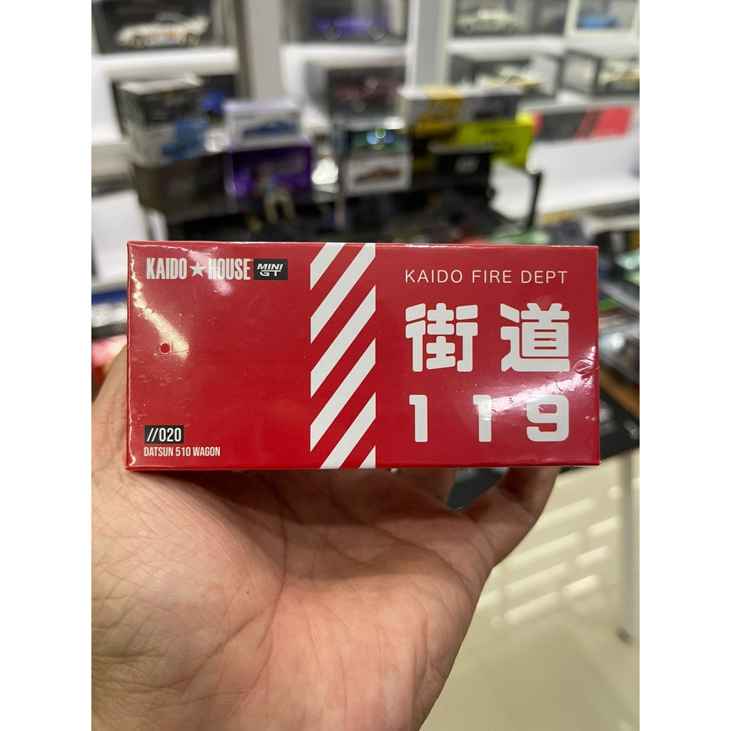 KAIDO HOUSE 020 MINIGT KAIDO FIRE DEPT 119 DATSUN 510 WAGON