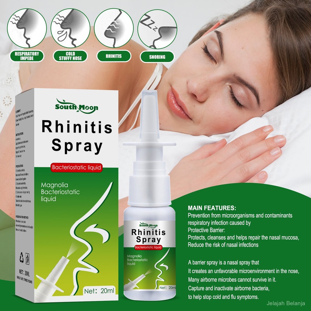 South Moon Nasal Clearing Spray Nasal Gentle Cleansing Relief Nasal Discomfort Body Care Spray