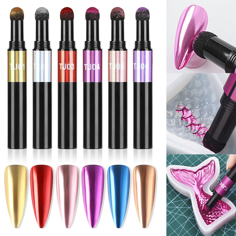 

Mirror Glitter Powder Epoxy Resin Pigment Colorant Dye For DIY Resin Silicone Mold Nail Art Chrome Pigment Decor Air Cushion Pen