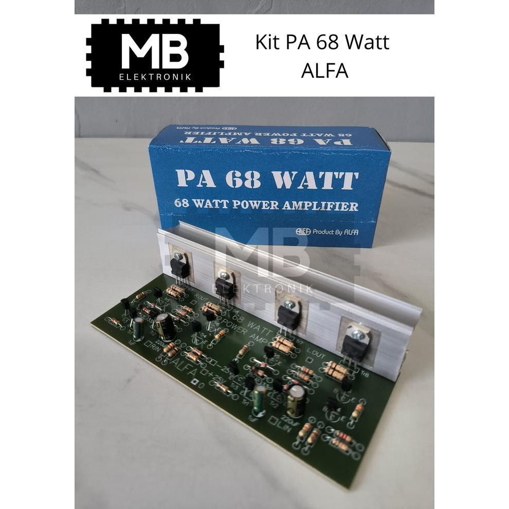 Kit Power Amplifier 68 Watt ALFA