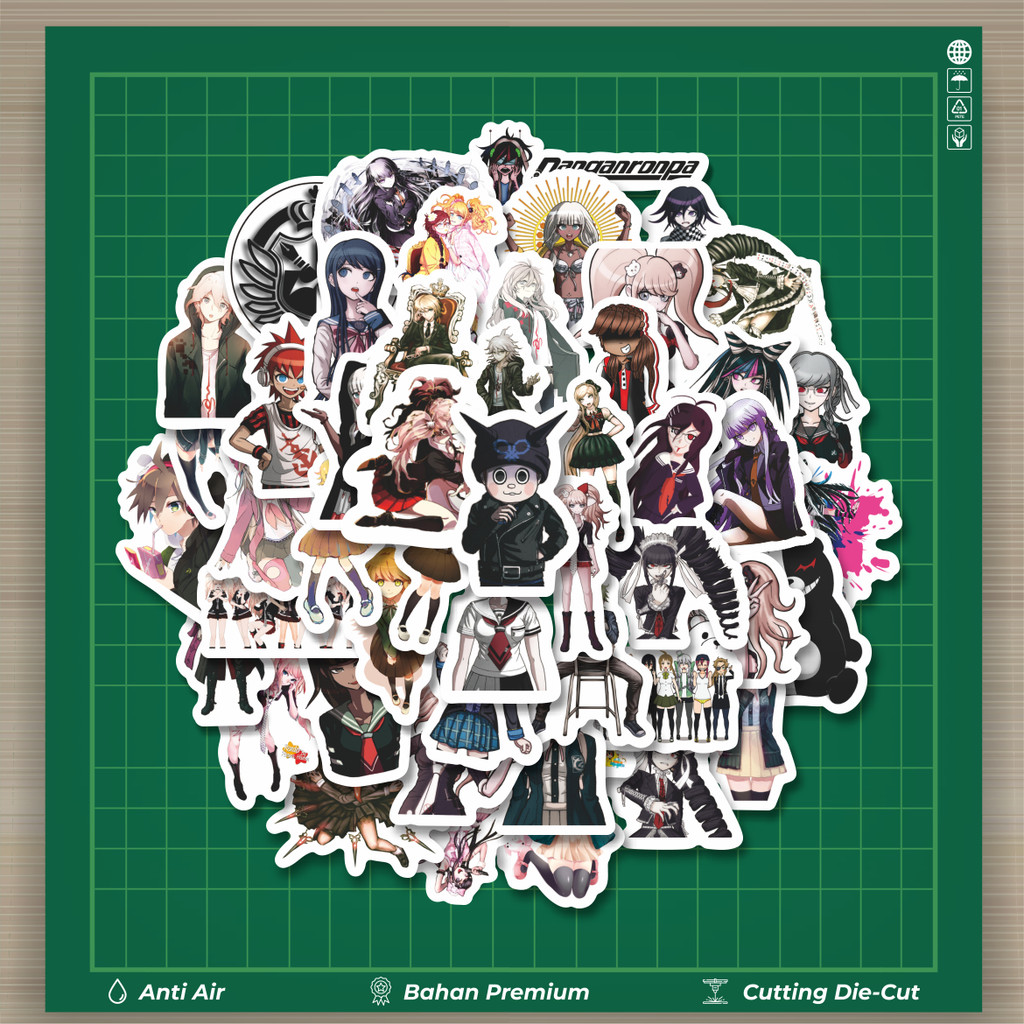 

HOT 50 PCS STIKER Stiker Anime Game Danganronpa Stiker Fashion Cars Decal Dingin Kartu Album Custom Vinyl Anti Air- Sticker Aesthetic Buku Journal Koper Casing HP Tablet Laptop Helm Motor Botol Minum