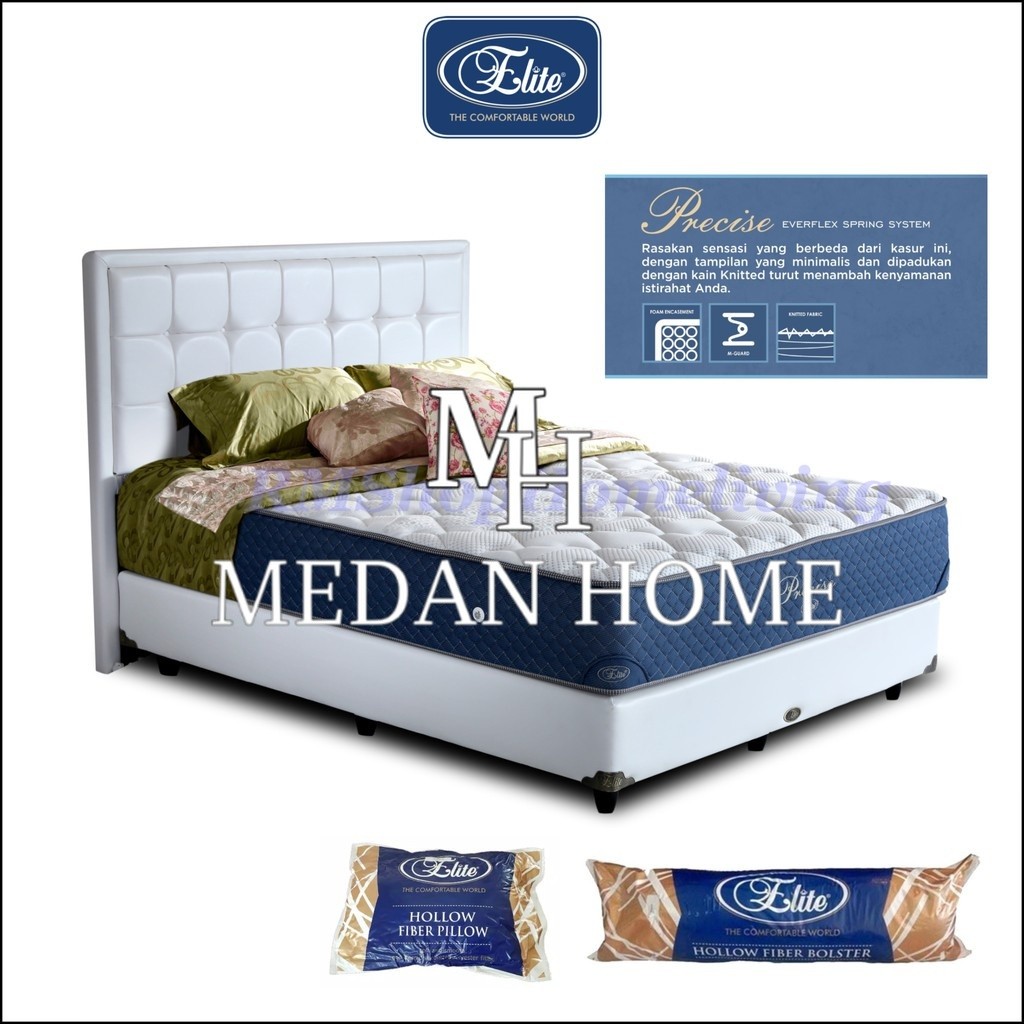 [MEDANHOME] ELITE Springbed Precise Garansi 15 Tahun ukuran 160 x 200 Fullset Custom - Springbed 5 K