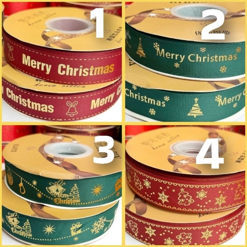 

Pita Natal Harga per 5 Meter | Lebar 2.5 cm