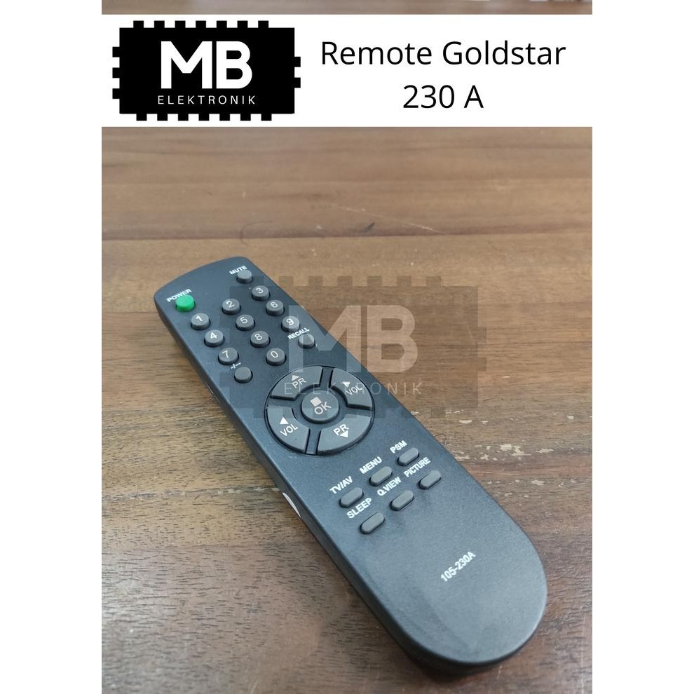 Remote Goldstar 230 A - Remot TV Tabung Goldstar