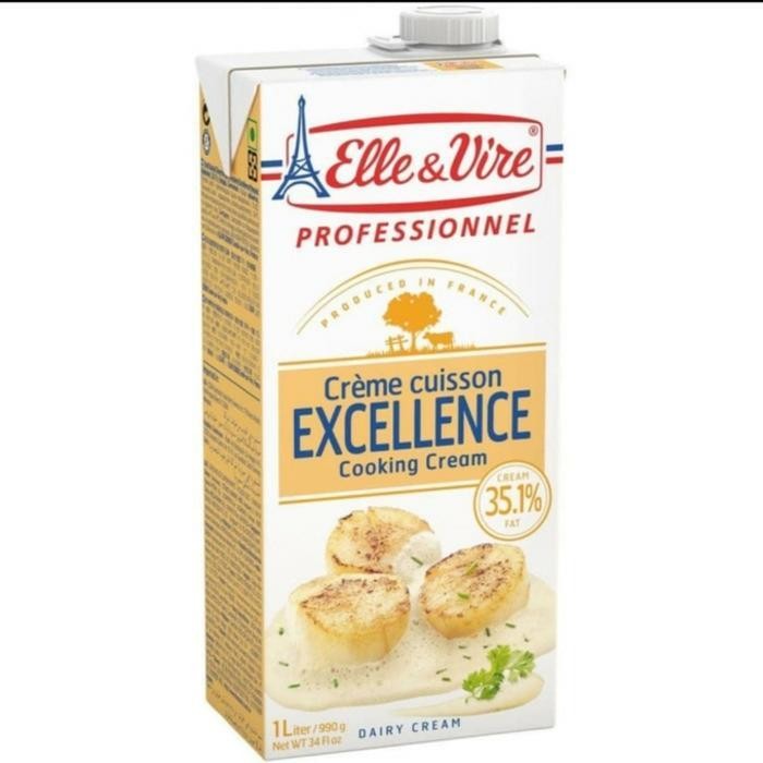 

[PROMO EXP TERBARU] Cooking Cream ELLE & VIRE / ELLE VIRE Cooking Cream 1 Liter PROMO Bergaransi Terlaris
