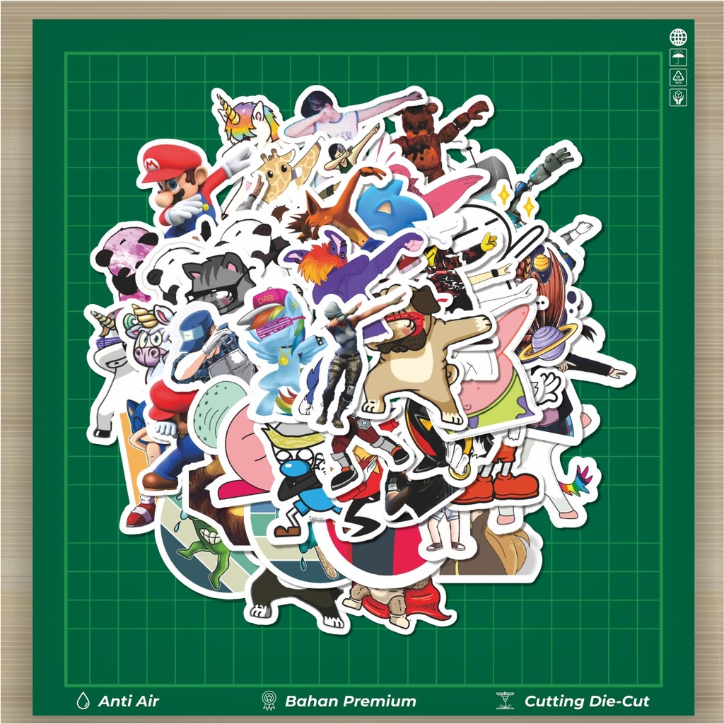 

HOT 50 PCS STIKER Stiker Play Cool Series 01 HipHop Stiker Fashion Cars Decal Dingin Kartu Album Custom Vinyl Anti Air- Sticker Aesthetic Buku Journal Koper Casing HP Tablet Laptop Helm Motor Botol Minum