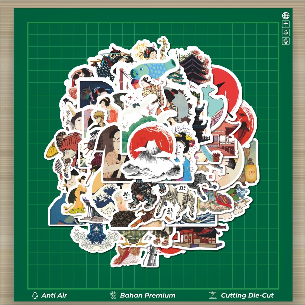 

HOT 50 PCS STIKER Stiker Japanese Customs Stiker Fashion Cars Decal Dingin Kartu Album Custom Vinyl Anti Air- Sticker Aesthetic Buku Journal Koper Casing HP Tablet Laptop Helm Motor Botol Minum