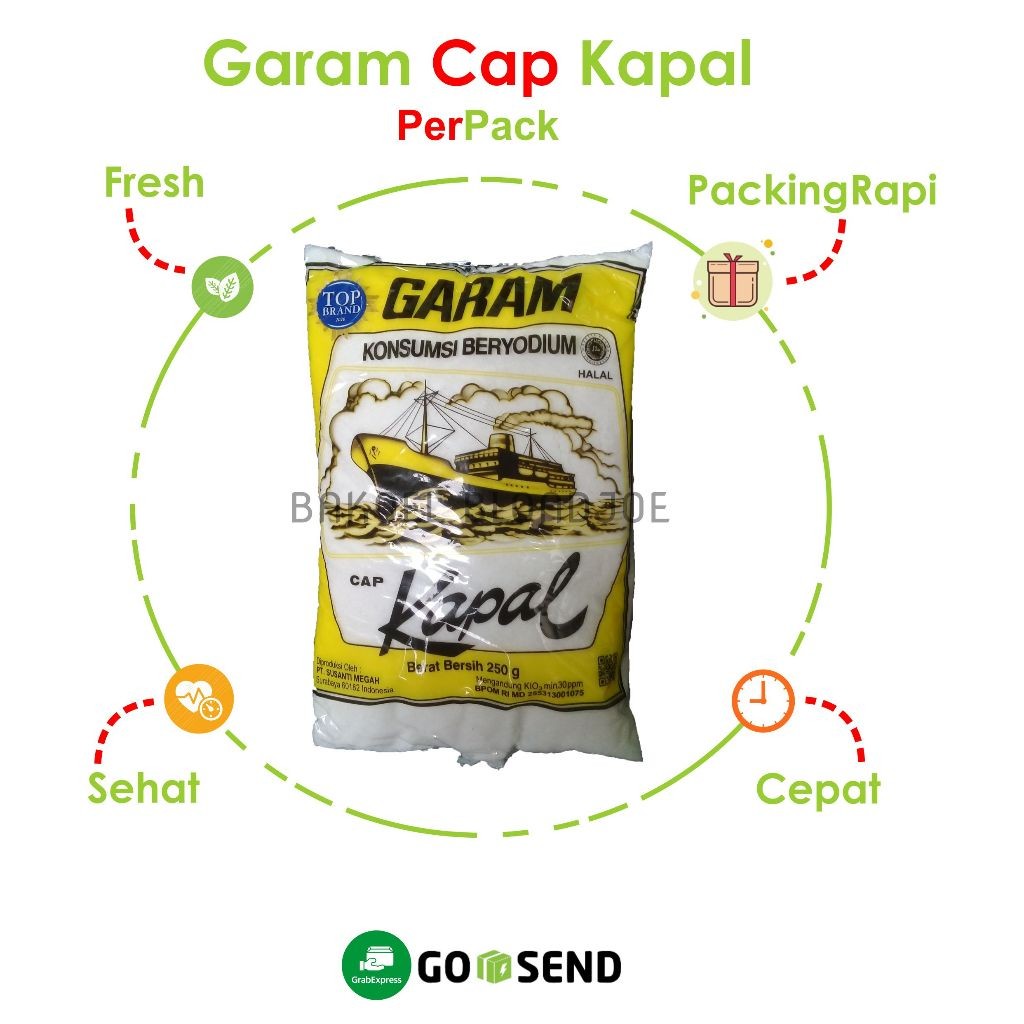 

garam Cap kapal 250gr 500gr BEST SELLER
