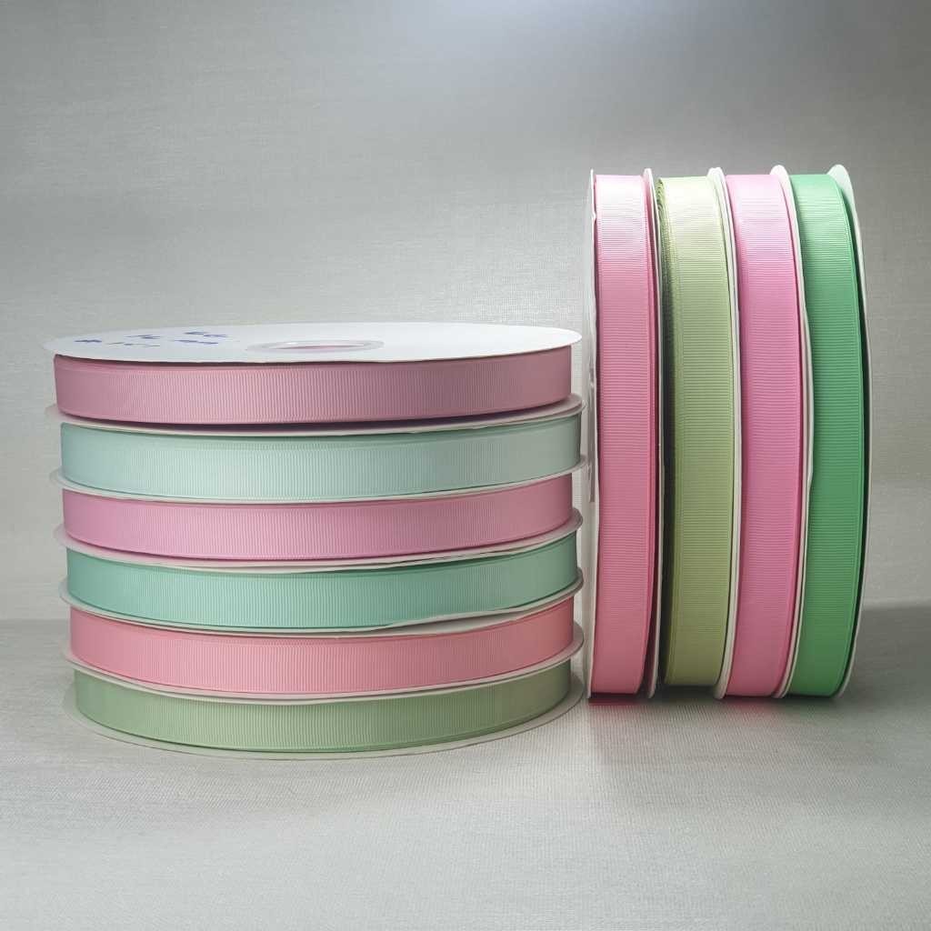 

1 ROLL - 18 METER ( 20 YARD ) PITA GROSGRAIN PREMIUM 1.9 CM ( 2 CM ) | GG 3/4" | BAGIAN 1