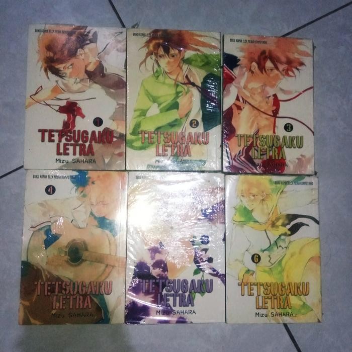 komik tetsugaku letra 1-6 segel by Mizu Sahara