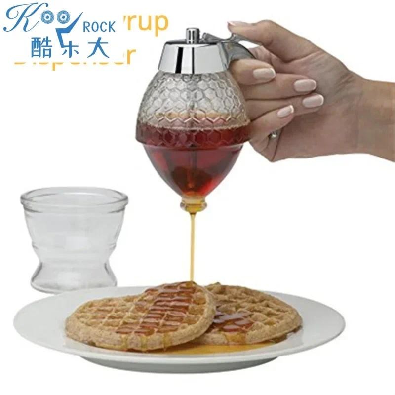 

honey jar, Syrup juice dispenser acrylic honey syrup container Rosh Hashanah Shana Tova Jewish New Year tableware