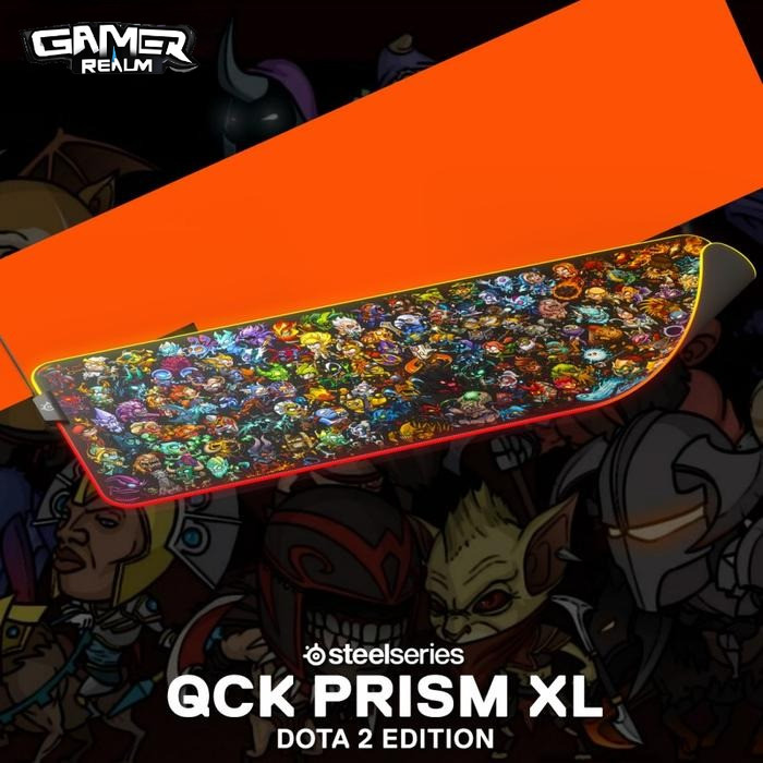 Steelseries Qck Prism Cloth XL Dota 2 edition RGB Gaming Mousepad