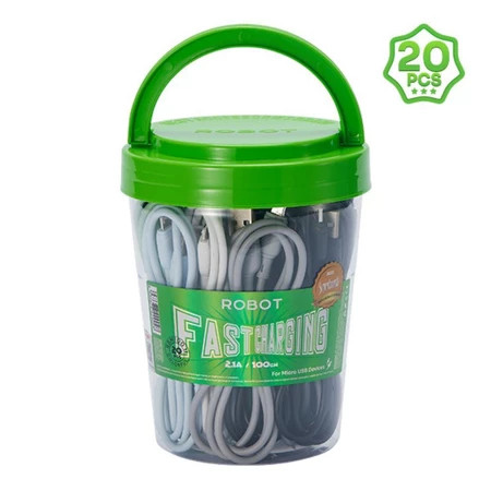 

ROBOT TOPLES RBM100 RBM100S / KABEL DATA ROBOT TOPLES RBM100S RBM100 MICRO USB 2,1A 100 CM ORIGINAL (1 TOPLES ISI 20 PCS)