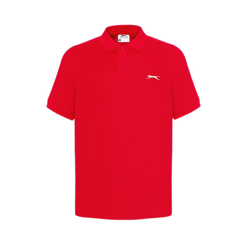 Slazenger Men's Leisure Short Sleeve Polo Shirts - Red