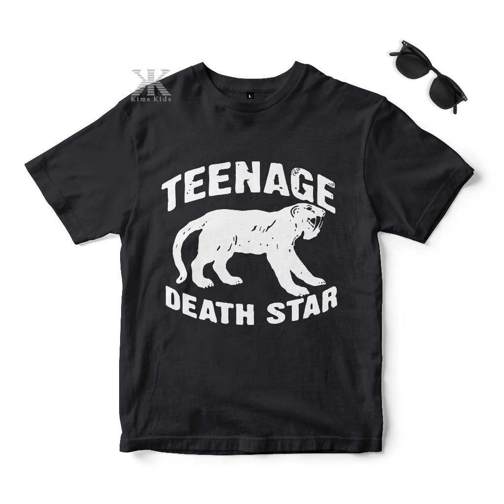 T-SHIRT ANAK TEENAGE DEATH STAR KAOS MUSIK ANAK LENGAN PENDEK UNISEX