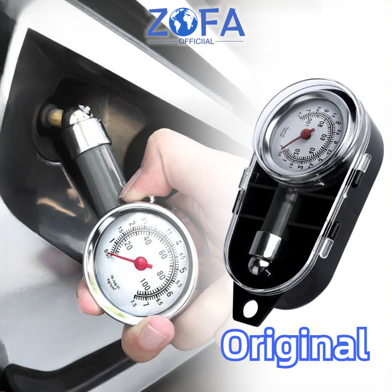 Motor Tire Pressure Gauge Alat Ukur Angin Angin Ban Alat Pengukur Tekanan Angin Ban Mobil Original