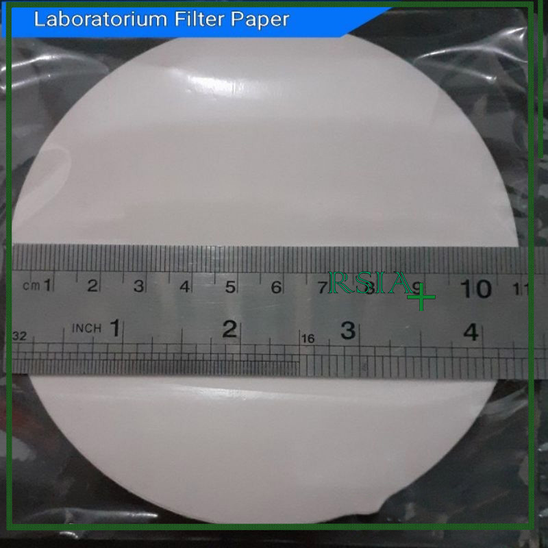 Kertas Saring Laboratorium Bulat Filter Paper Kertas Penyaring Larutan /Pack RSIA