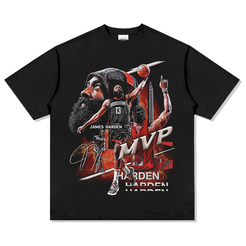 Harden Korea Style T-shirt Oversize Kaos pria dan wanita  leher bulat