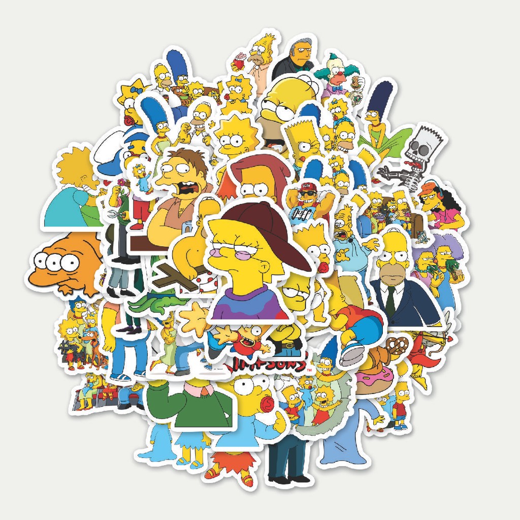 

Sticker Pack Stiker Kartun The Simpsons Series - SIMPSONS 1 | Sticker TUMBLR | Stiker LAPTOP KOPER HELM