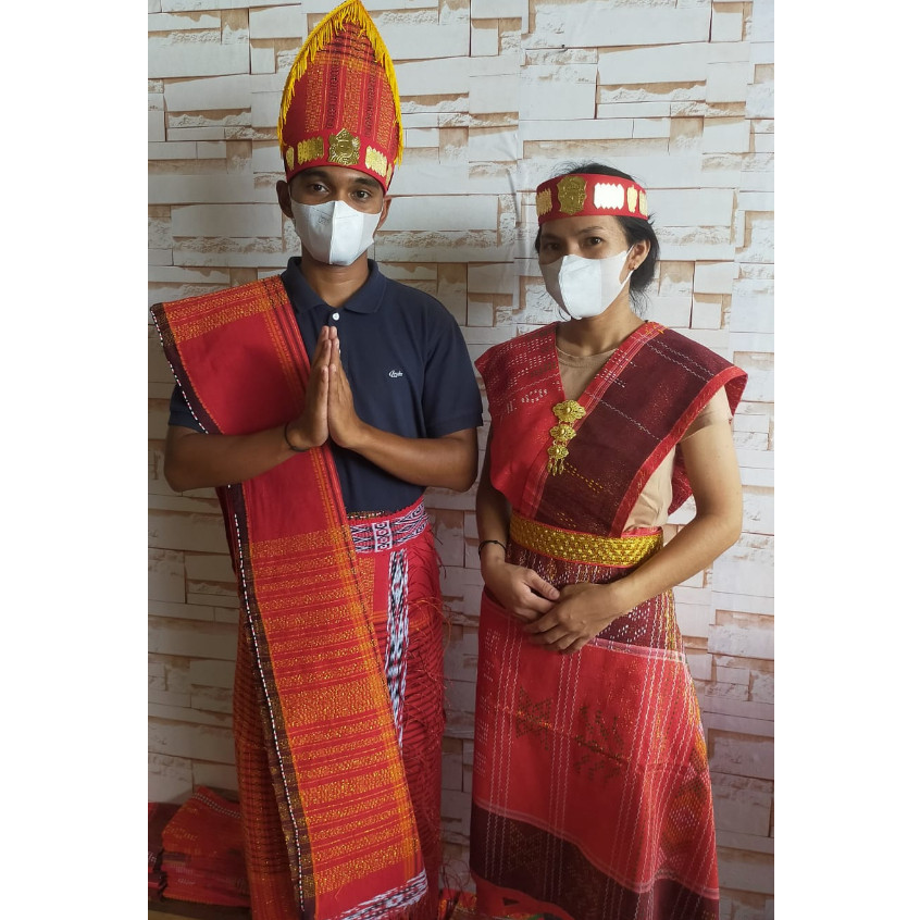 Sale Paket baju adat batak - paket ulos batak couple prawed / prawedding - paket pesta batak Terlari