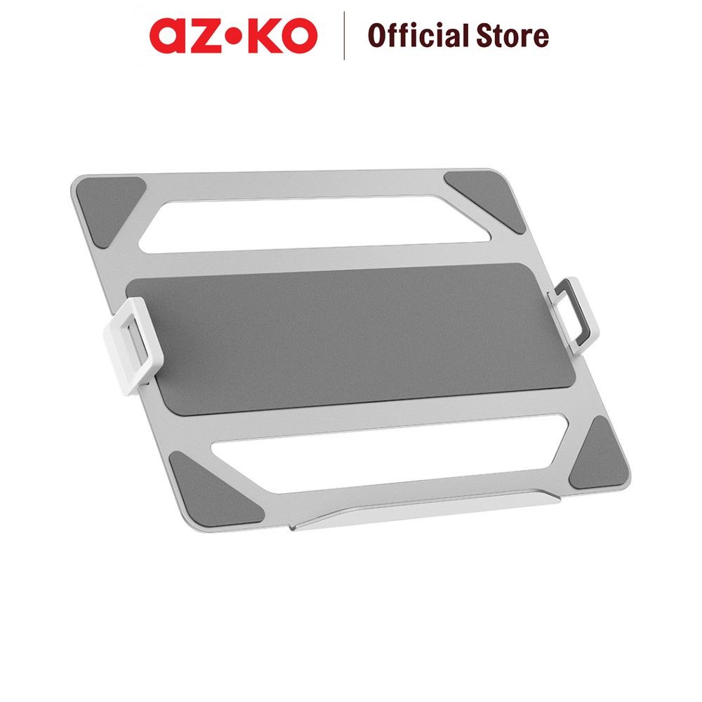 AZKO Sovox Holder Laptop Universal Monitor Arm - Silver Penyangga Laptop Laptop Stand Dudukan Laptop