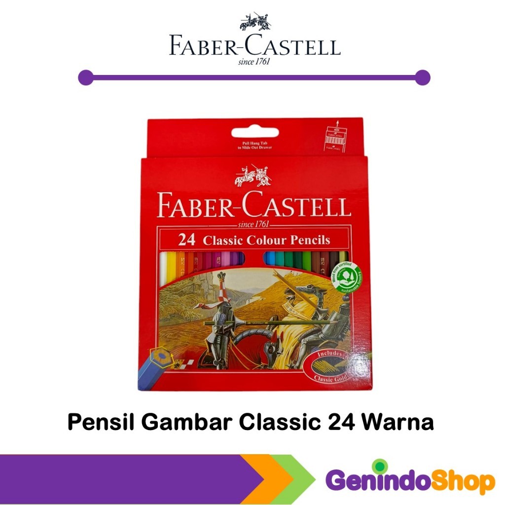 

Pensil Warna Classic 24 L Faber Castle