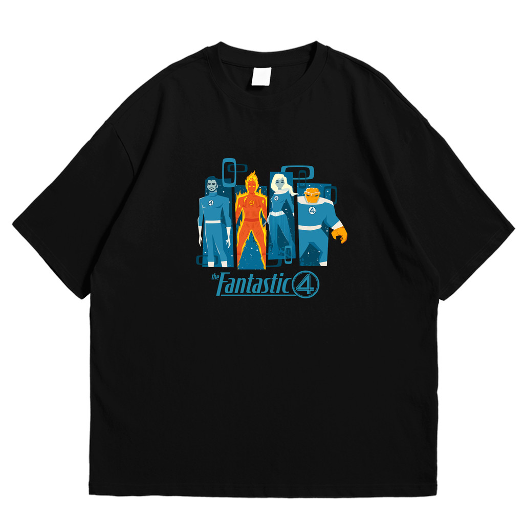 SUNOPY - Kaos MARVEL - FANTASTIC(4) - Unisex - Tc Combed 30s - Kaos DTF