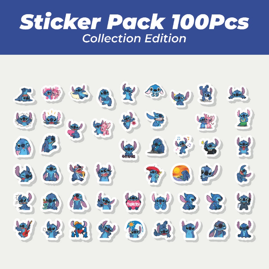 

Hot Stiker Kartun Disney Stich Lucu Anti Air Stikers Berperekat Waterproof Sticker Decal Buat Motor Helm Buku Journal Koper Casing HP Laptop Botol Minum