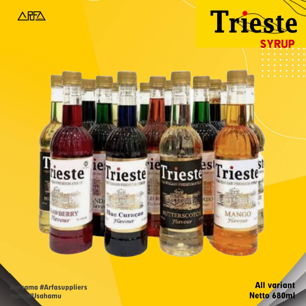 

Trieste Sirup Gourmet Flavour Semua Rasa
