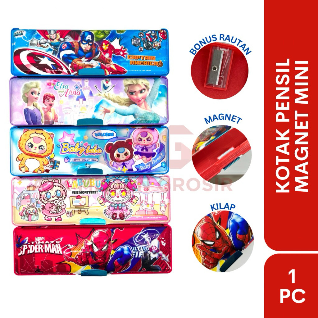 

KOTAK PENSIL MAGNET KARAKTER MINI
