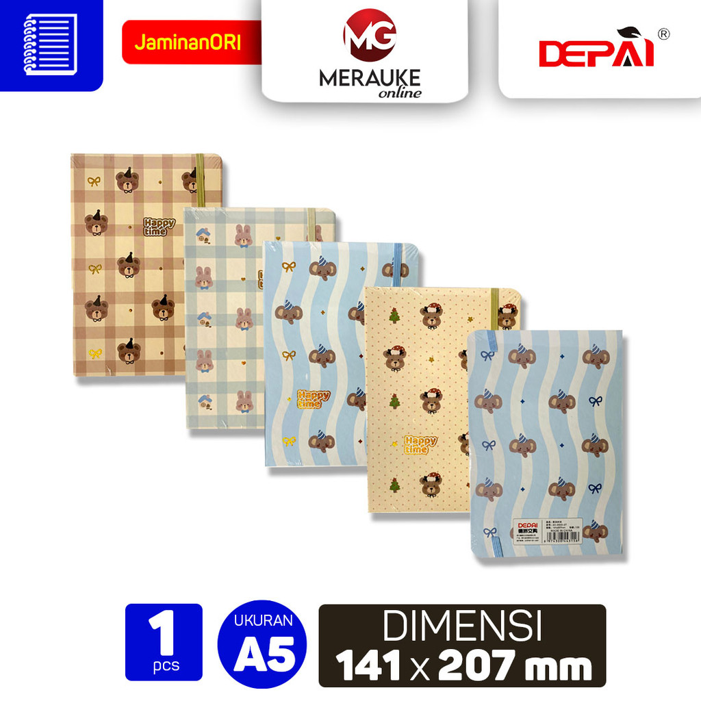 

DEPAI Notebook A5 6000 27 Buku Catatan Aesthetic Scrapbook Buku Agenda